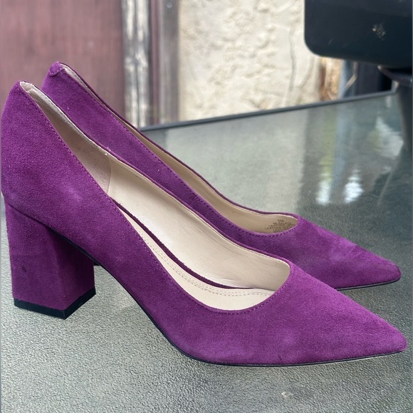 Marc Fisher LTD Women's Zala Block Heel Pointy Toe Pump, Size 5M NWOB - Picture 9 of 10